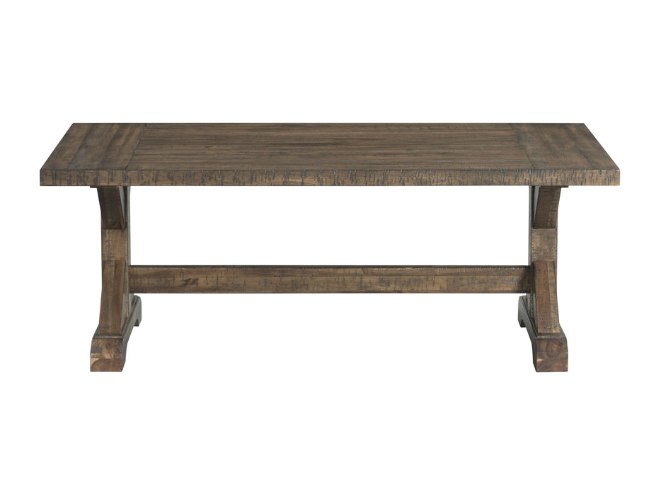 Finn - Trestle Coffee Table - Walnut