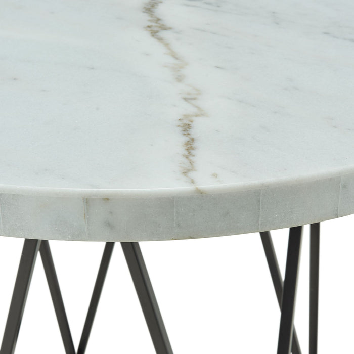 Riko - Round Counter Height Dining Table - White