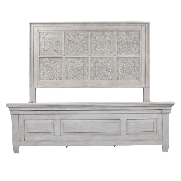 Heartland - King Opt California Panel Bed - White