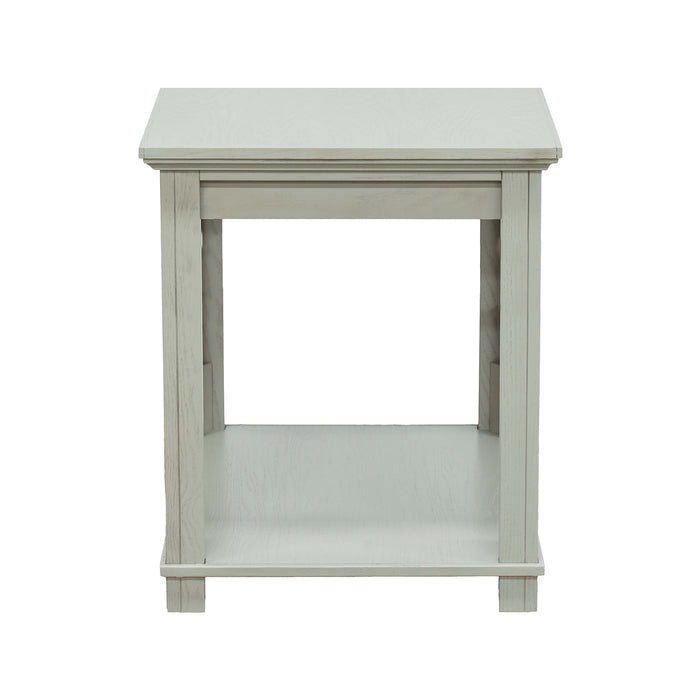 Topanga - Chairside Table - Alabaster