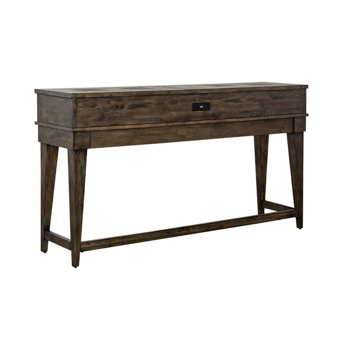 Arrowcreek - Console Bar Table - Dark Brown