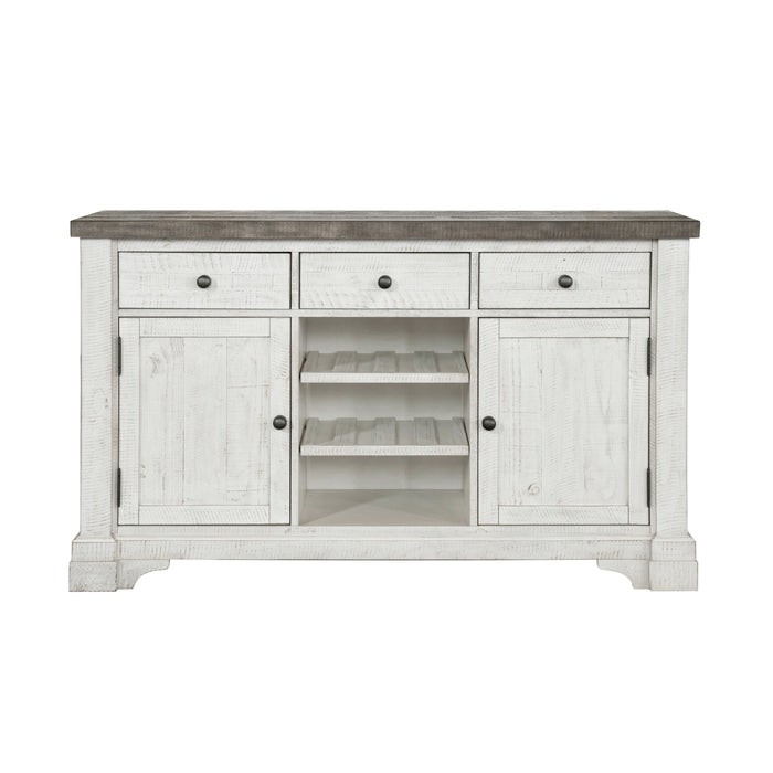 Valley Ridge - 3-Drawer Server - White