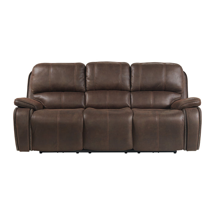 Atlantis - Power Motion Sofa With Power Headrest - Heritage Coffee