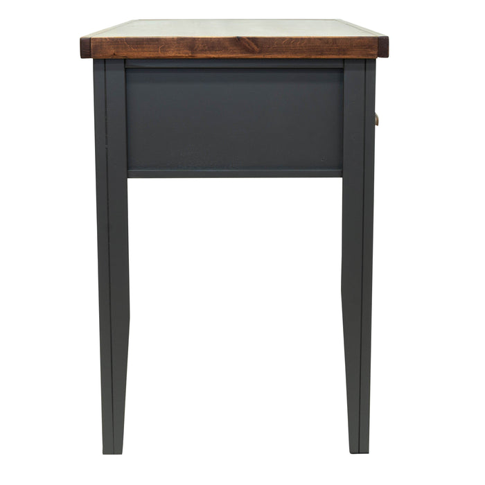 Essex - Writing Desk - Black / Whiskey