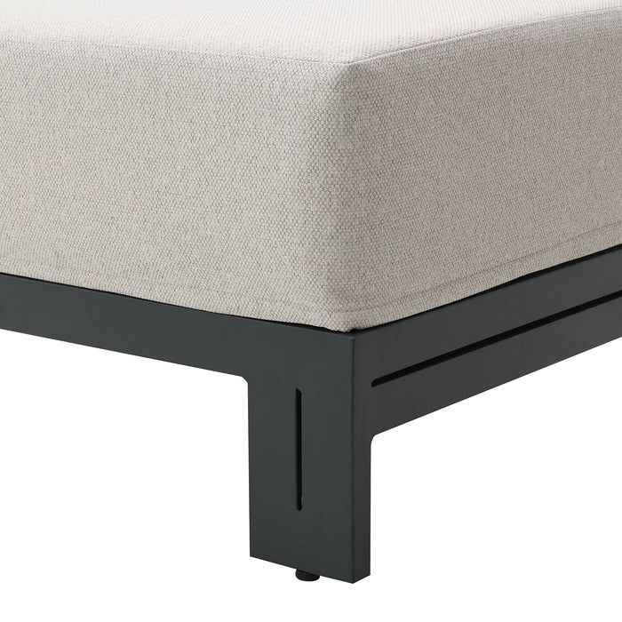 Costa - Ottoman (Set of 2) - Black And Soluction Beige