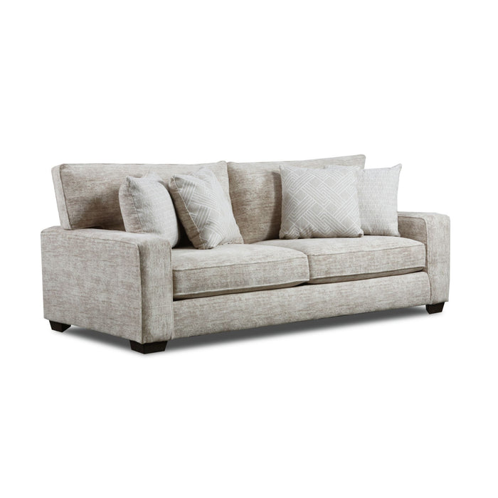 Tully - Sofa With 4 Pillows - Galactic Parchment