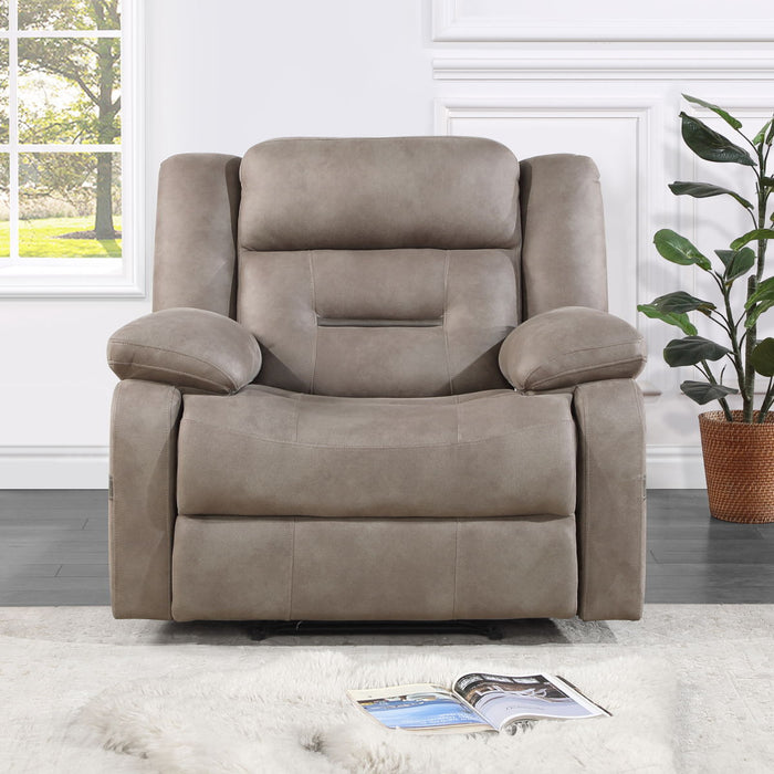 Abilene - Manual Reclining Chair - Tan