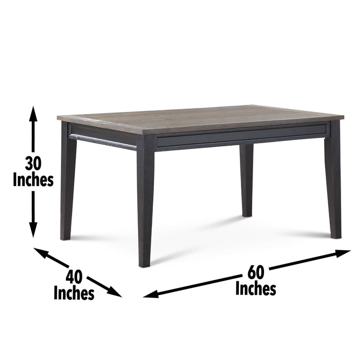 Raven - Noir Dining Table - Dark Brown