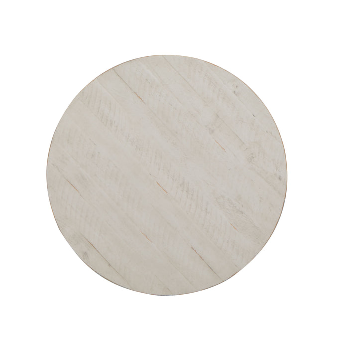 Bronwyn - Round Accent Table - Alabaster