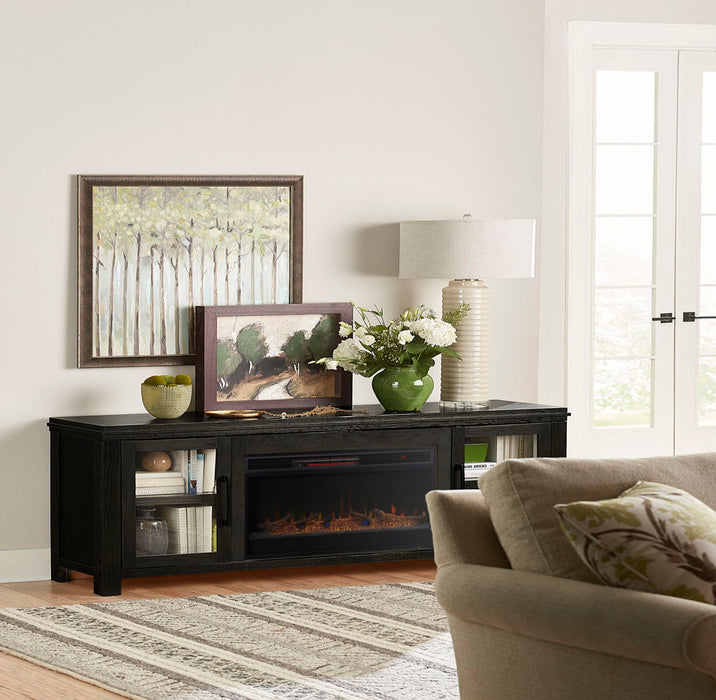 Tybee - 85-Inch Electric Fireplace TV Console - Clove