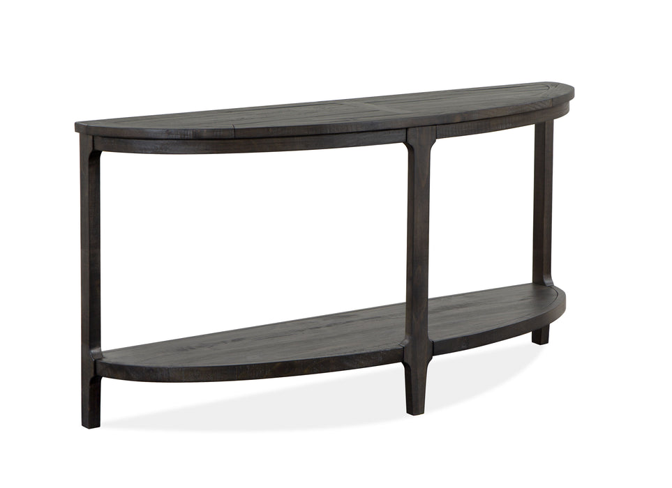 Boswell - Demilune Sofa Table - Peppercorn