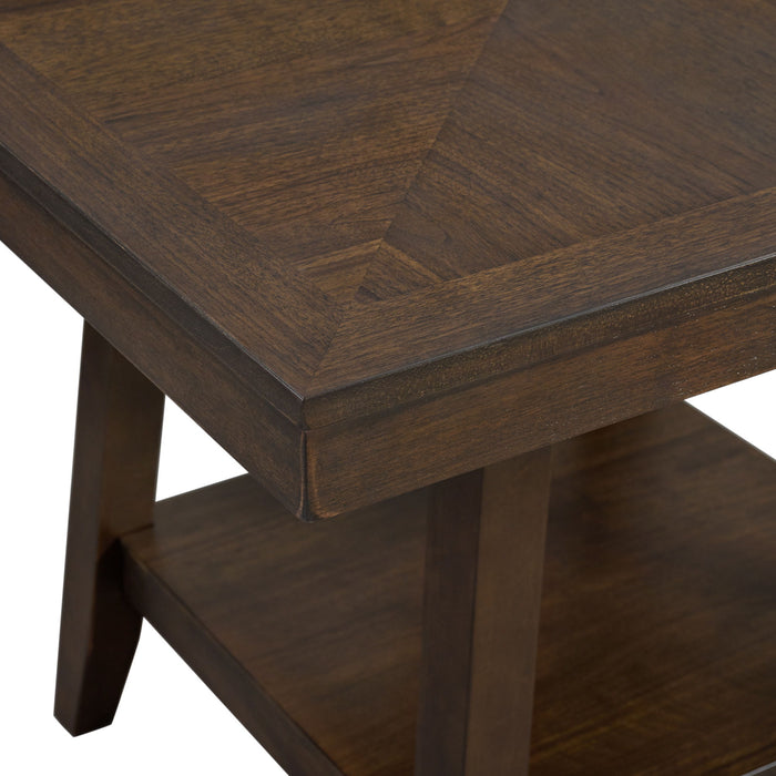 Seneca - Square Counter Table With Lazy Susan