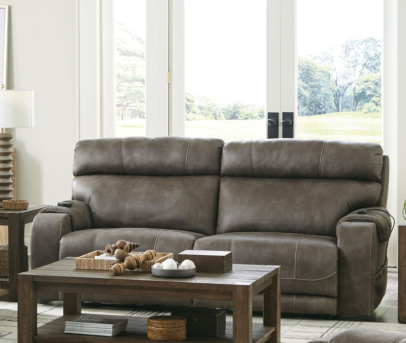 Serenity - Power Reclining Sofa With Power Adjustable Headrest And CR3 Heat / Massage / Lumbar