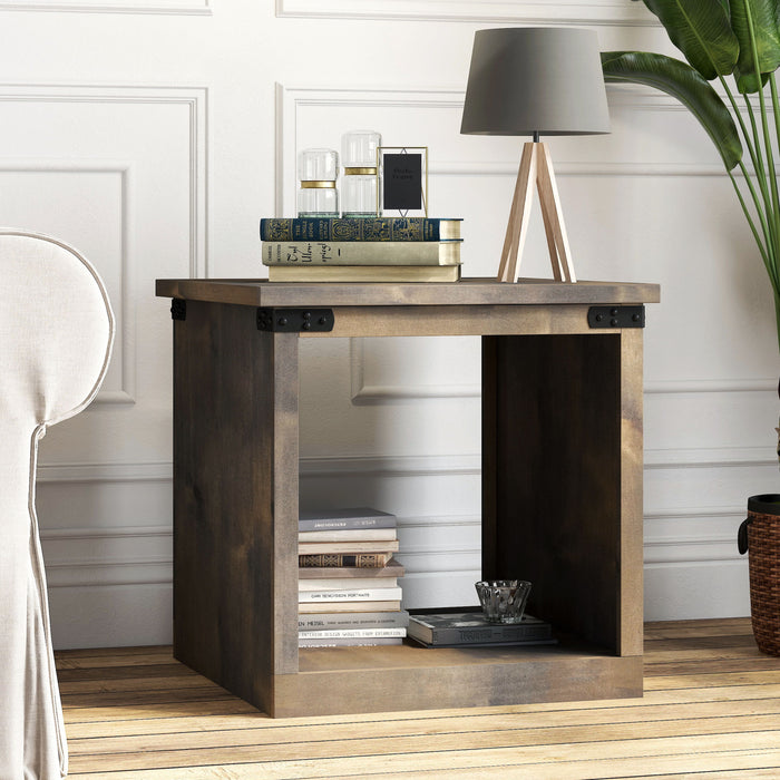 Farmhouse - Side Table - Barnwood