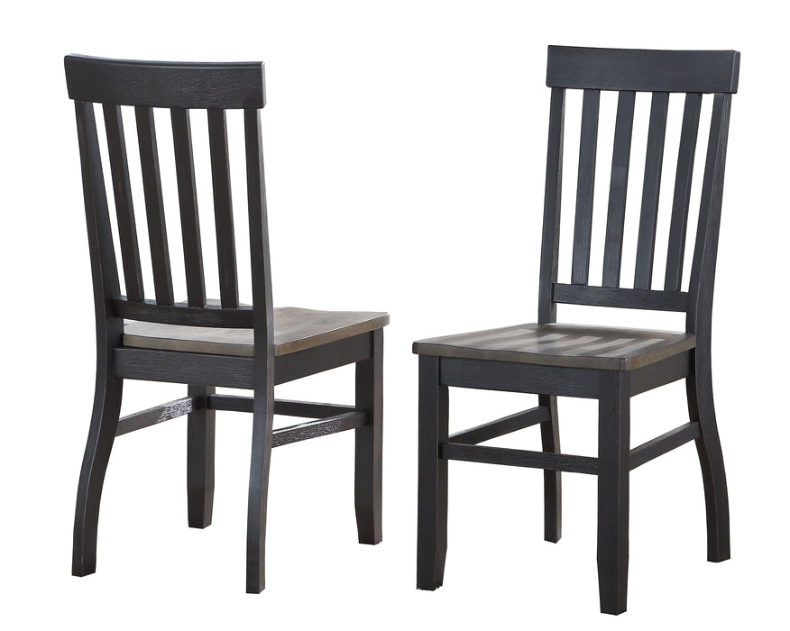 Raven - Noir Side Chair (Set of 2) - Dark Brown