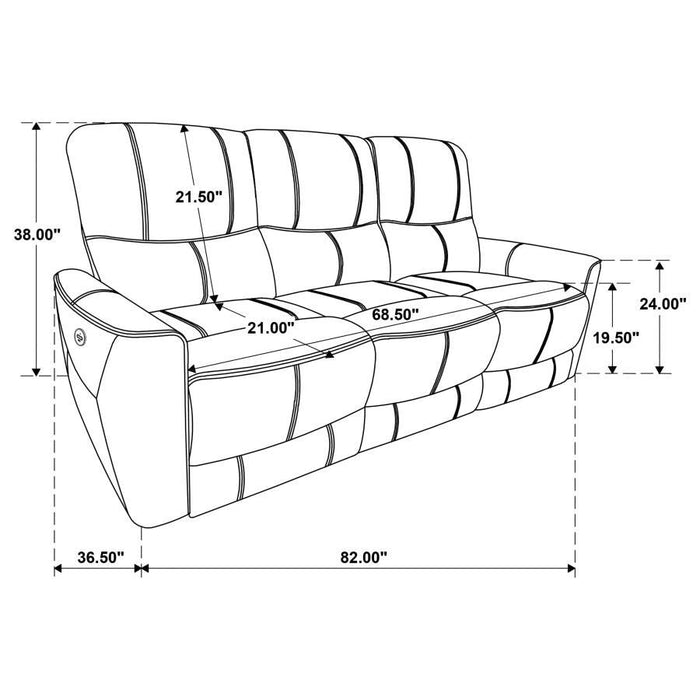 Greenfield - Power Reclining Sofa Set