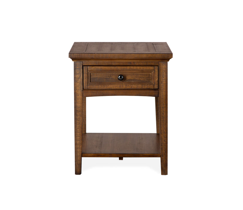 Bay Creek - Rectangular End Table - Toasted Nutmeg