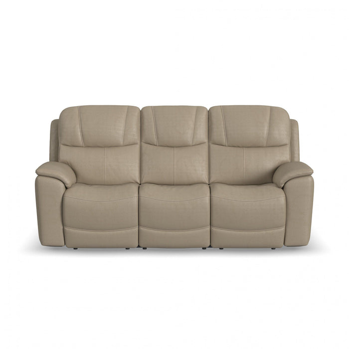 Crew - Power Reclining Sofa With Power Headrests & Lumbar - Black