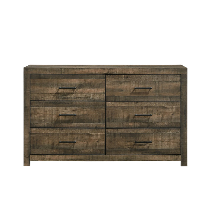 Bailey - 6-Drawer Dresser - Walnut