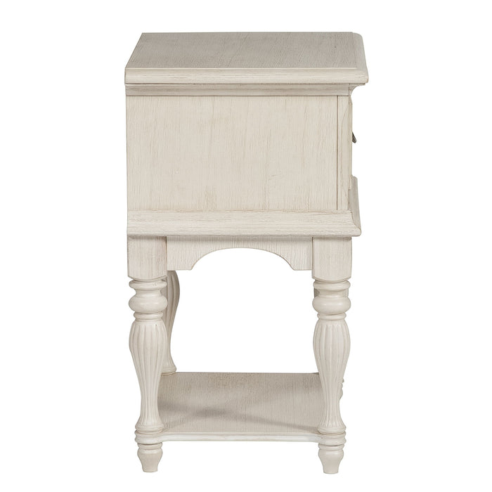 Bayside - Leg Nightstand - White