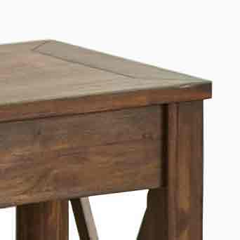 Lenka - Sofa Table - Brown