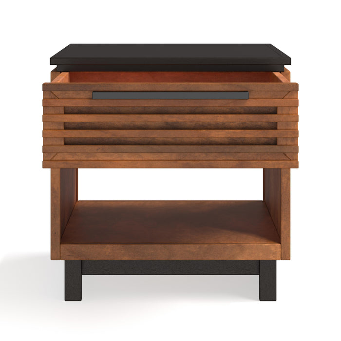 Graceland - Side Table - Black / Bourbon