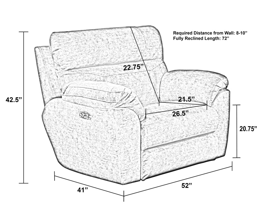 Sedona - Power Headrest Lay Flat Recliner