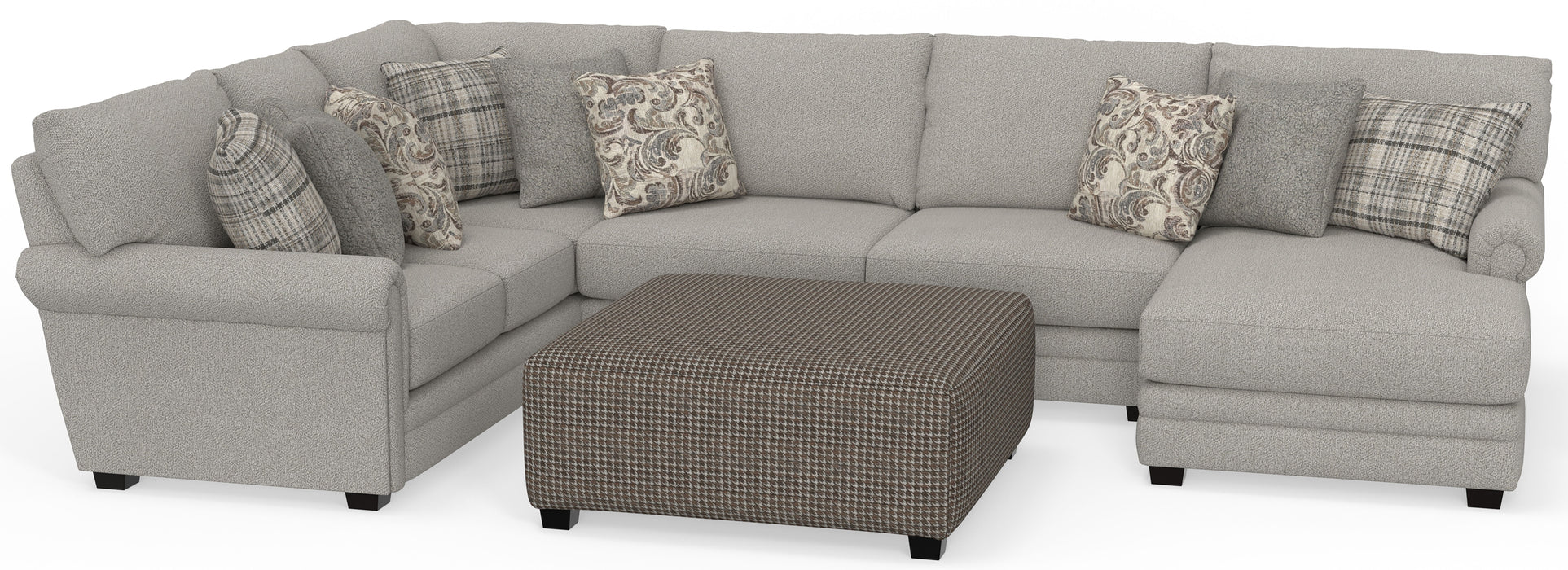 Livingston - Sectional With Comfort Coil Seating And Accent Pillows