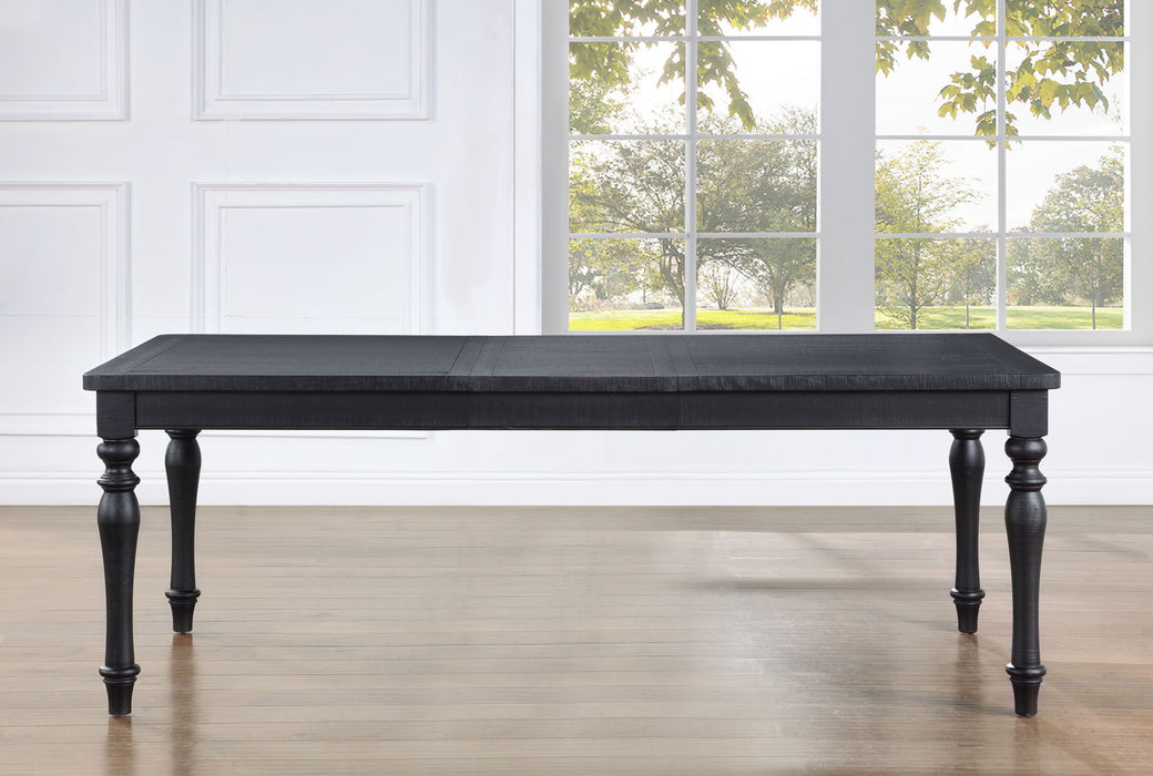 Odessa - Dining Table With Leaf - Black