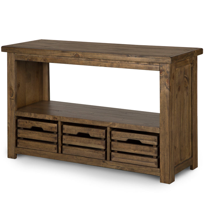 Stratton - Rectangular Sofa Table - Warm Nutmeg