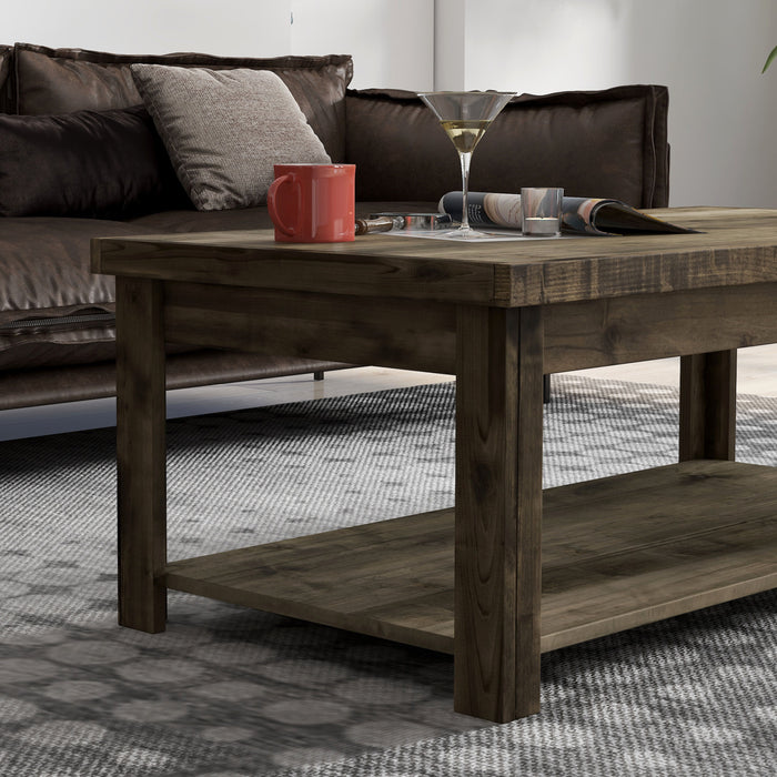 Joshua Creek - Coffee Table - Barnwood