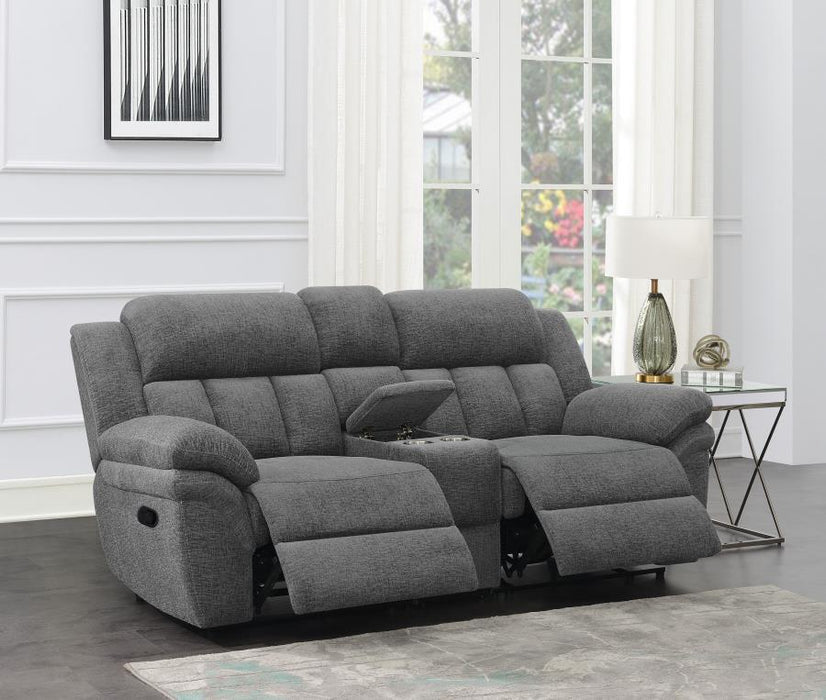 Bahrain - Upholstered Loveseat With Console