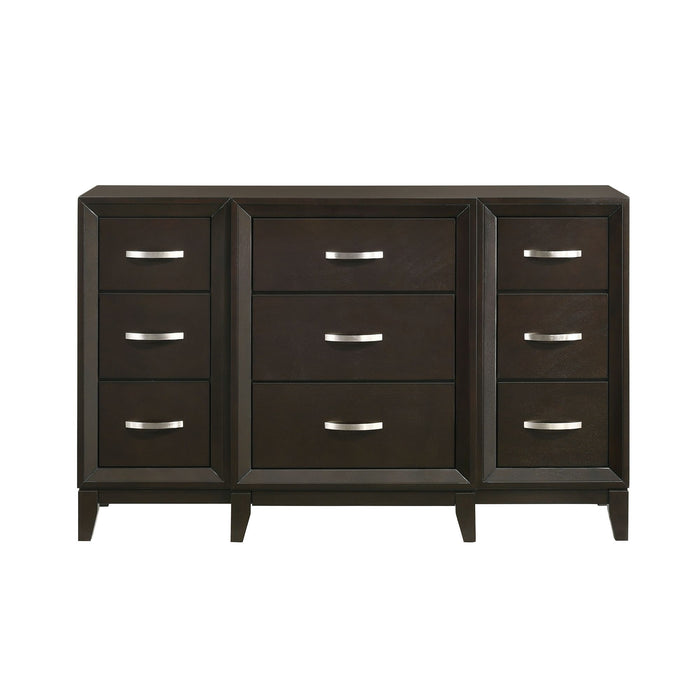 Beaumont - 9-Drawer Dresser - Merlot