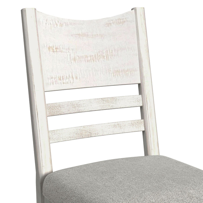 Rogen Rustic - Counter Side Chair (Set of 2) - Rustic White / Gray