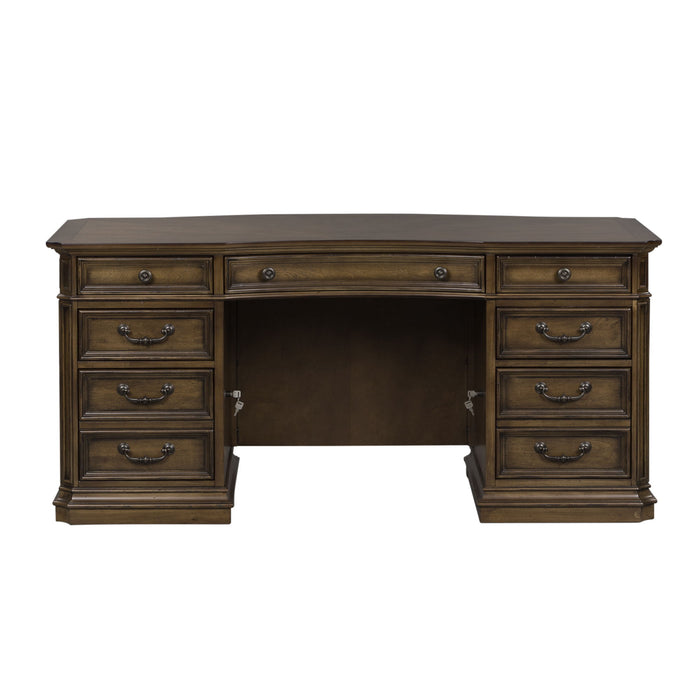 Amelia - Jr Executive Desk - Dark Brown