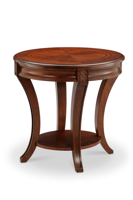 Winslet - Oval End Table - Cherry