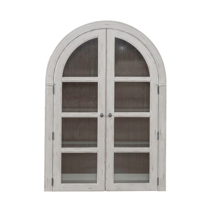 River Place - Curio Hutch - White