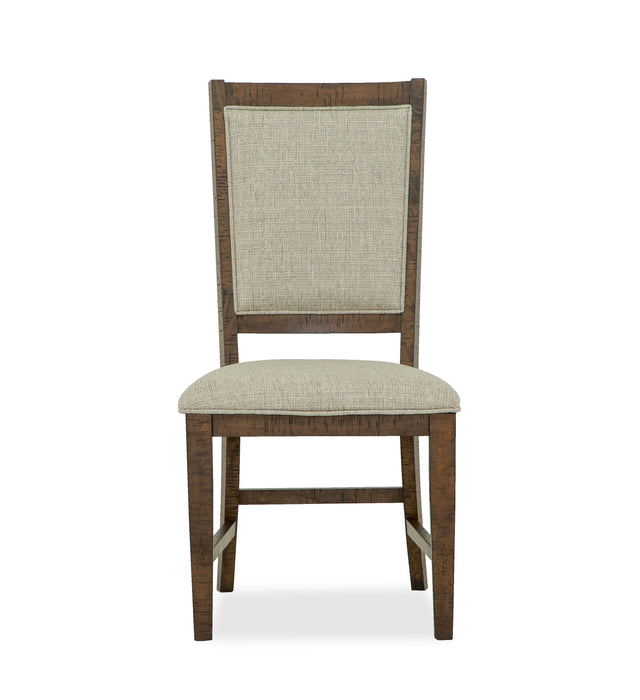 Bay Creek - Step Up Side Chair With Upholstered Seat & Back (Set of 2) - Dark Brown