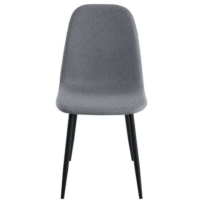 Dennison - Upholstered Dining Side Chair (Set of 4) - Gray