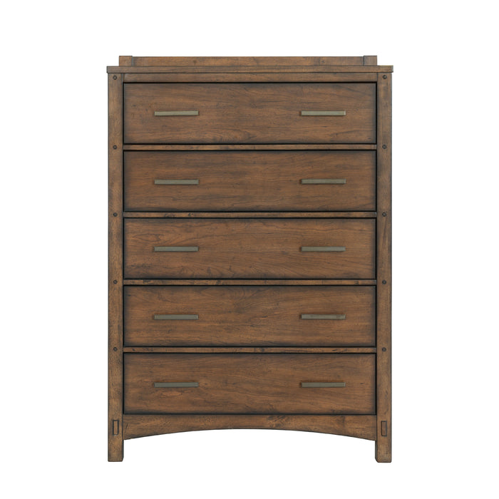 Seneca - 5-Drawer Chest - Brown