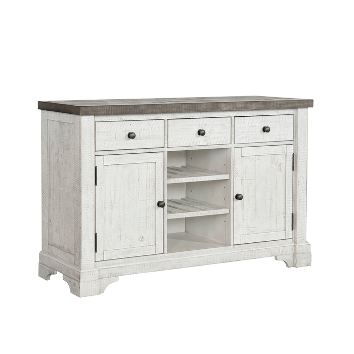 Valley Ridge - 3-Drawer Server - White