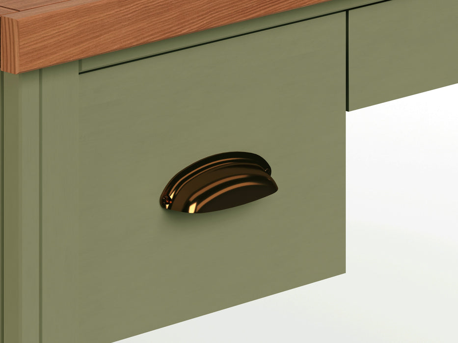 Vineyard - Writing Desk - Sage Green / Fruitwood