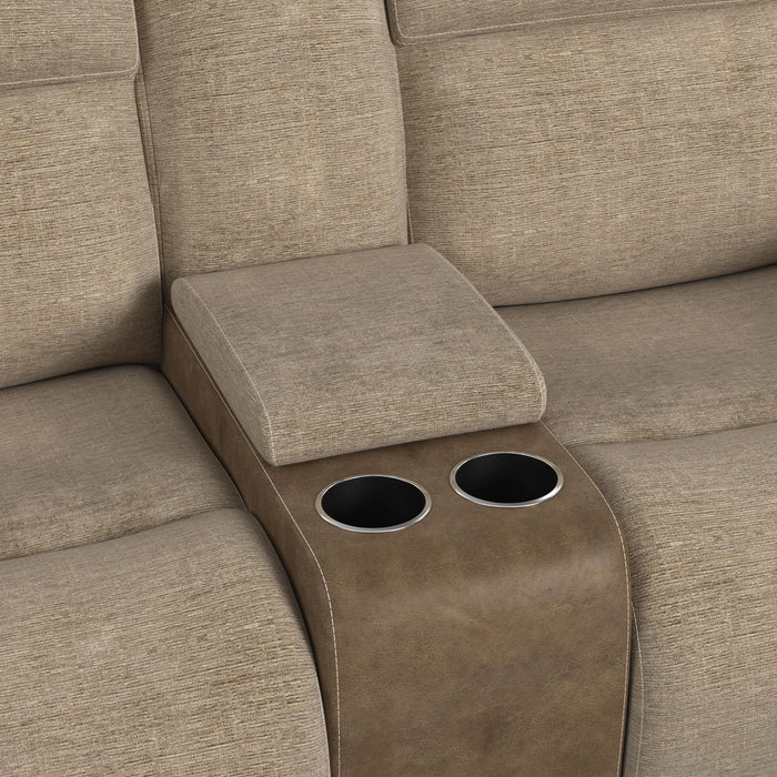 Hornet - Motion Loveseat With Console