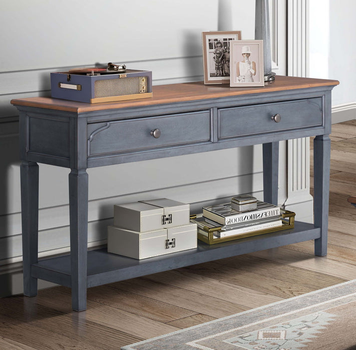 Americana - Sofa Table - Corduroy Blue