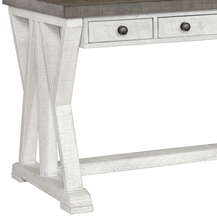 Valley Ridge - 3-Drawer Desk - White