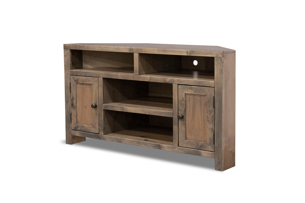 Joshua Creek - 52" Corner TV Stand - Barnwood