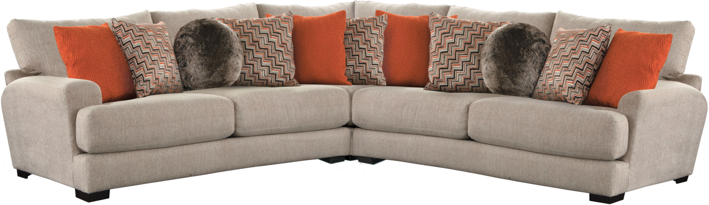 Ava - 3 Piece Sectional - Cashew