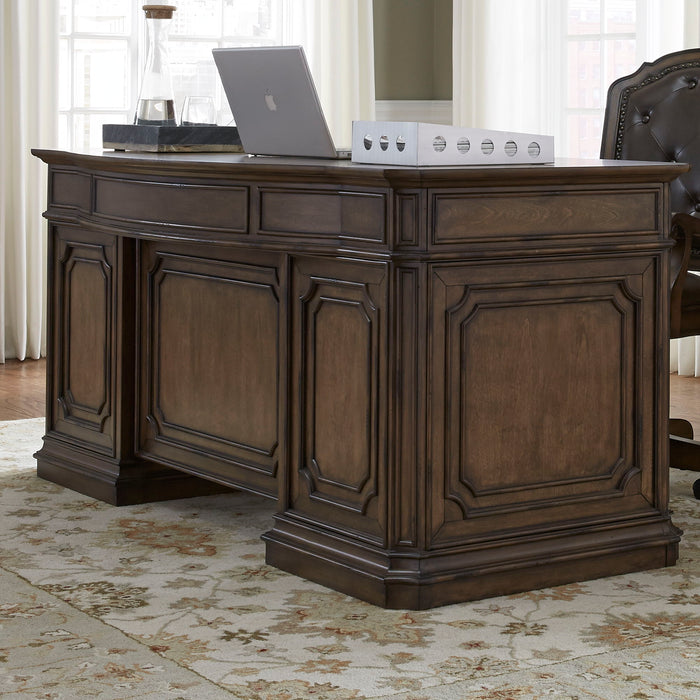 Amelia - Jr Executive Desk - Dark Brown