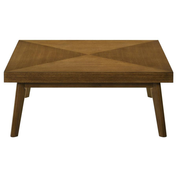 Westerly - Square Wood Coffee Table - Walnut Brown