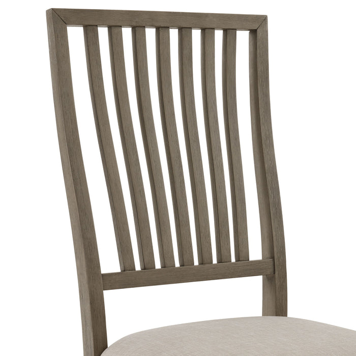 Kings Court - Dining Side Chair (Set of 2) - Gray / Taupe